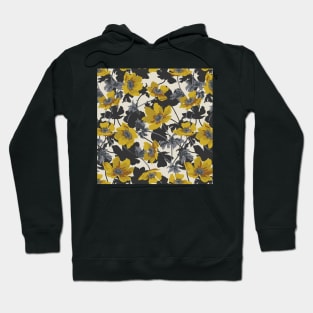 Yellow Poppies Scattered Hoodie